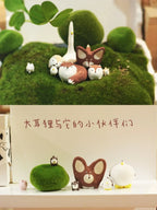 Big-eared fox ceramic ornament - PetCeramicArt