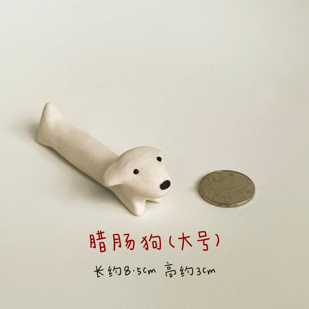 Dachshund ceramic ornament - PetCeramicArt