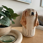 Custom Portrait Dog Storage Jar/Urn