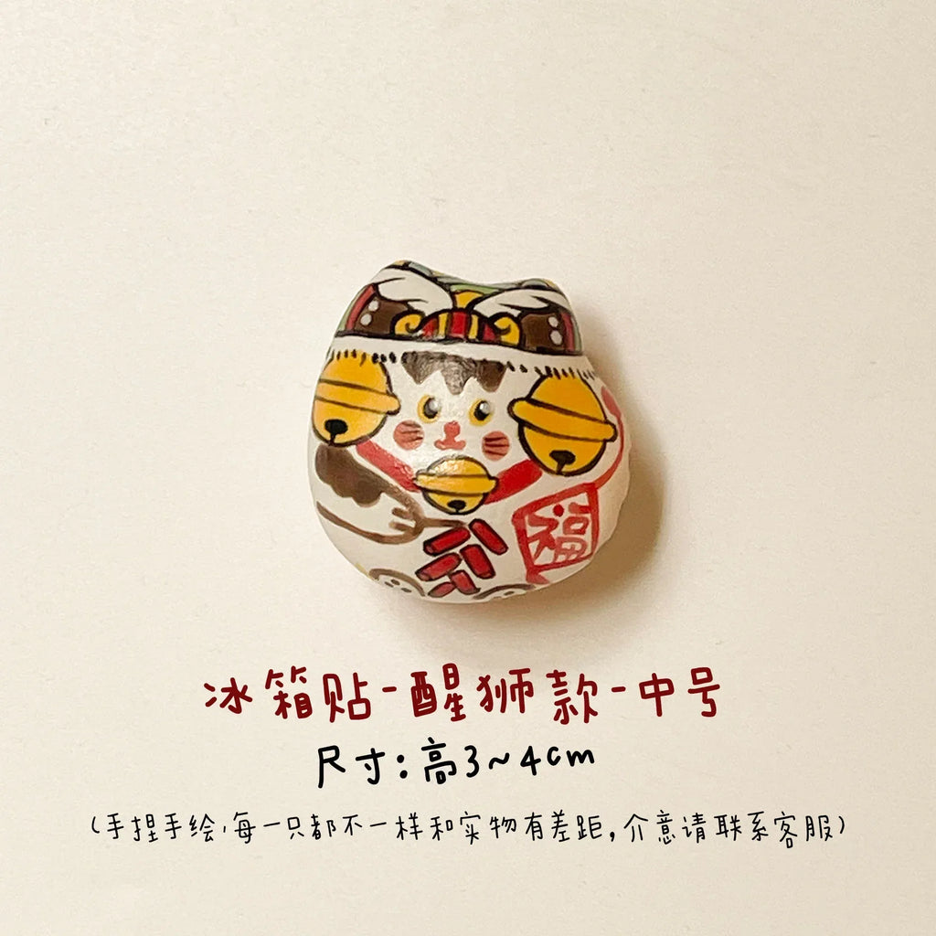 Ceramic Refrigerator Magnets | Handmade Gifts - PetCeramicArt