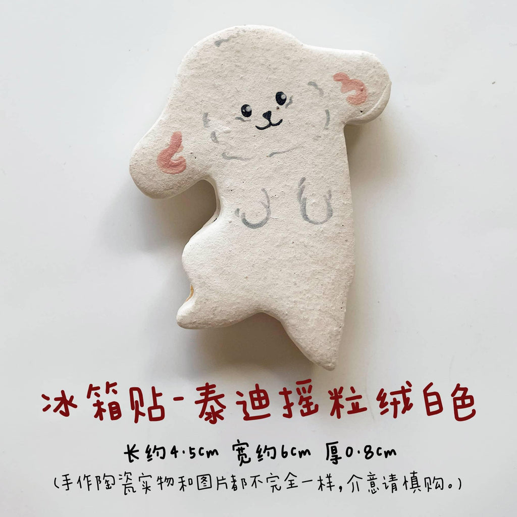 Cat refrigerator magnets | Handmade pet gifts - PetCeramicArt