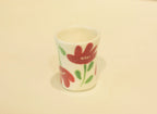 Handmade ceramic teacup | Hand-painted floral pattern. - PetCeramicArt