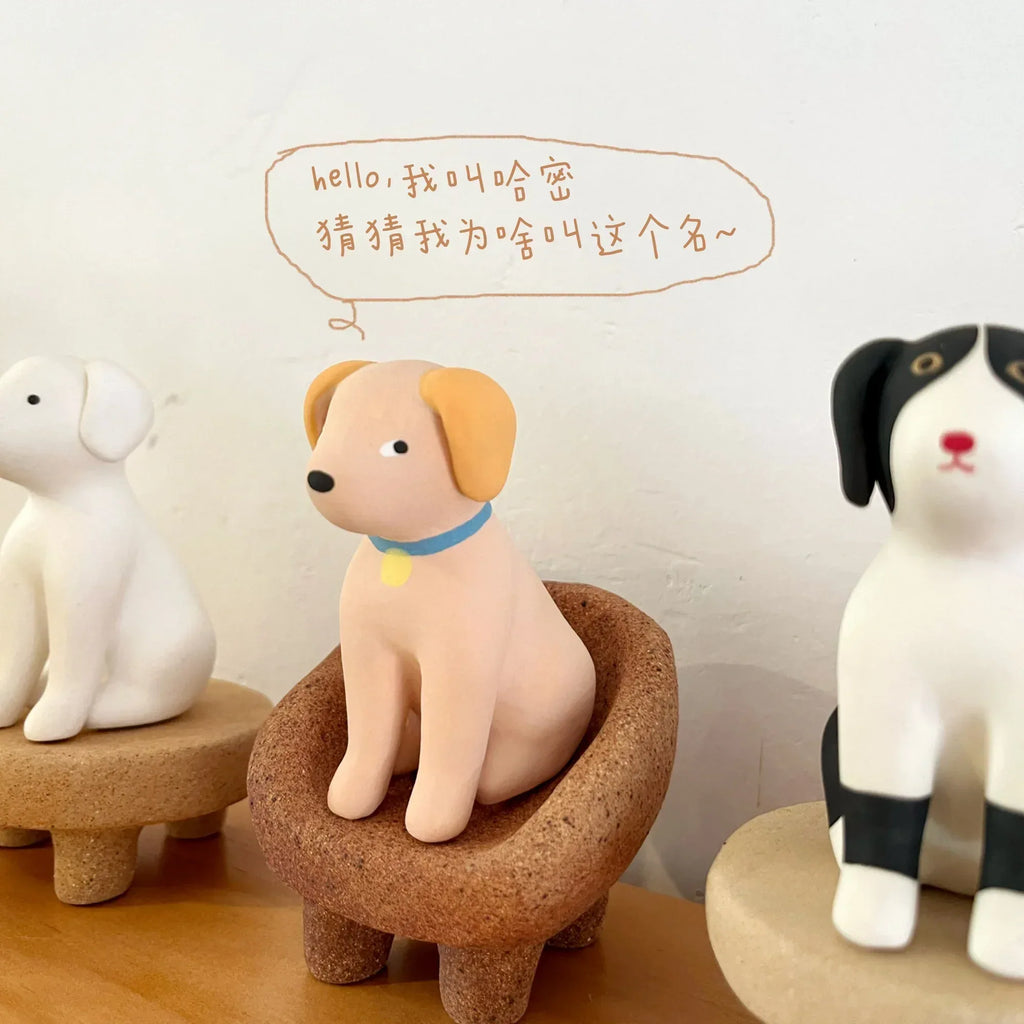 Ceramic dog figurines - PetCeramicArt