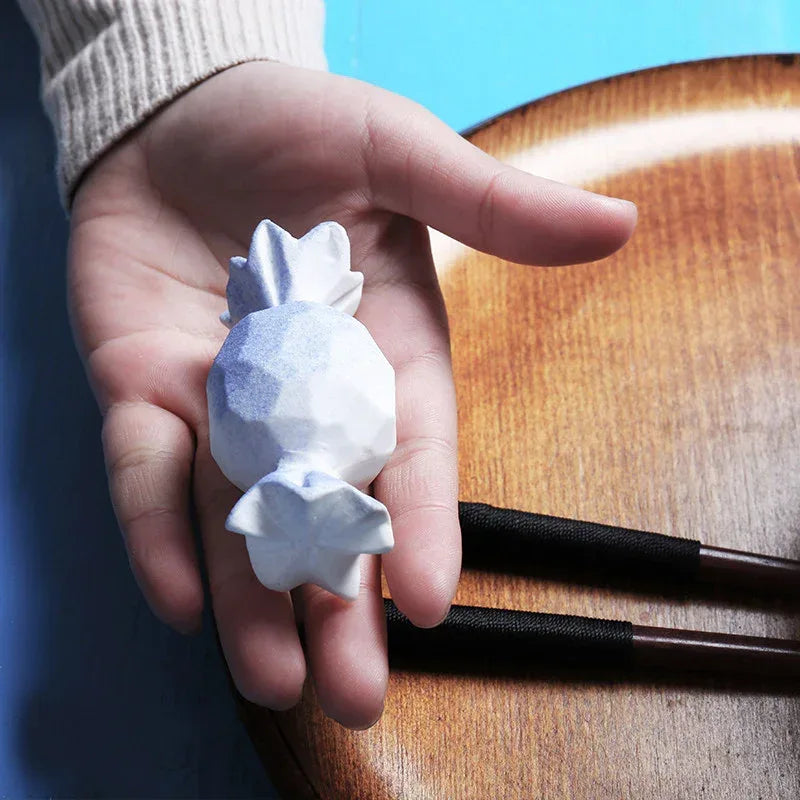 Candy-shaped ceramic chopstick rest - PetCeramicArt