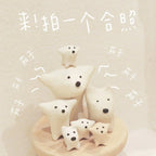 Ceramic dog figurine | Miniature handmade dog - PetCeramicArt