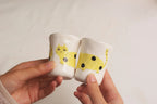 Ceramic hand-held cup | Dachshund mini cup - PetCeramicArt
