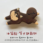 Cat refrigerator magnets | Handmade pet gifts - PetCeramicArt