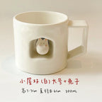 Magnetic dog-shaped coffee cup - PetCeramicArt