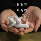 Oshika porcelain scepter rack - PetCeramicArt