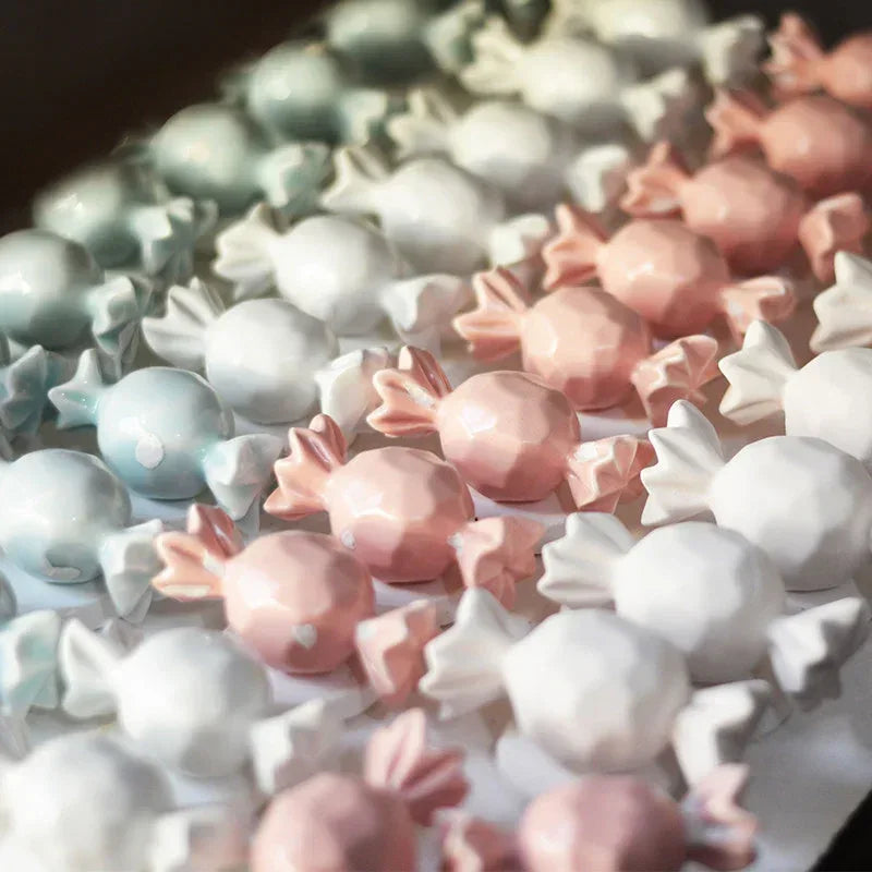 Candy-shaped ceramic chopstick rest - PetCeramicArt