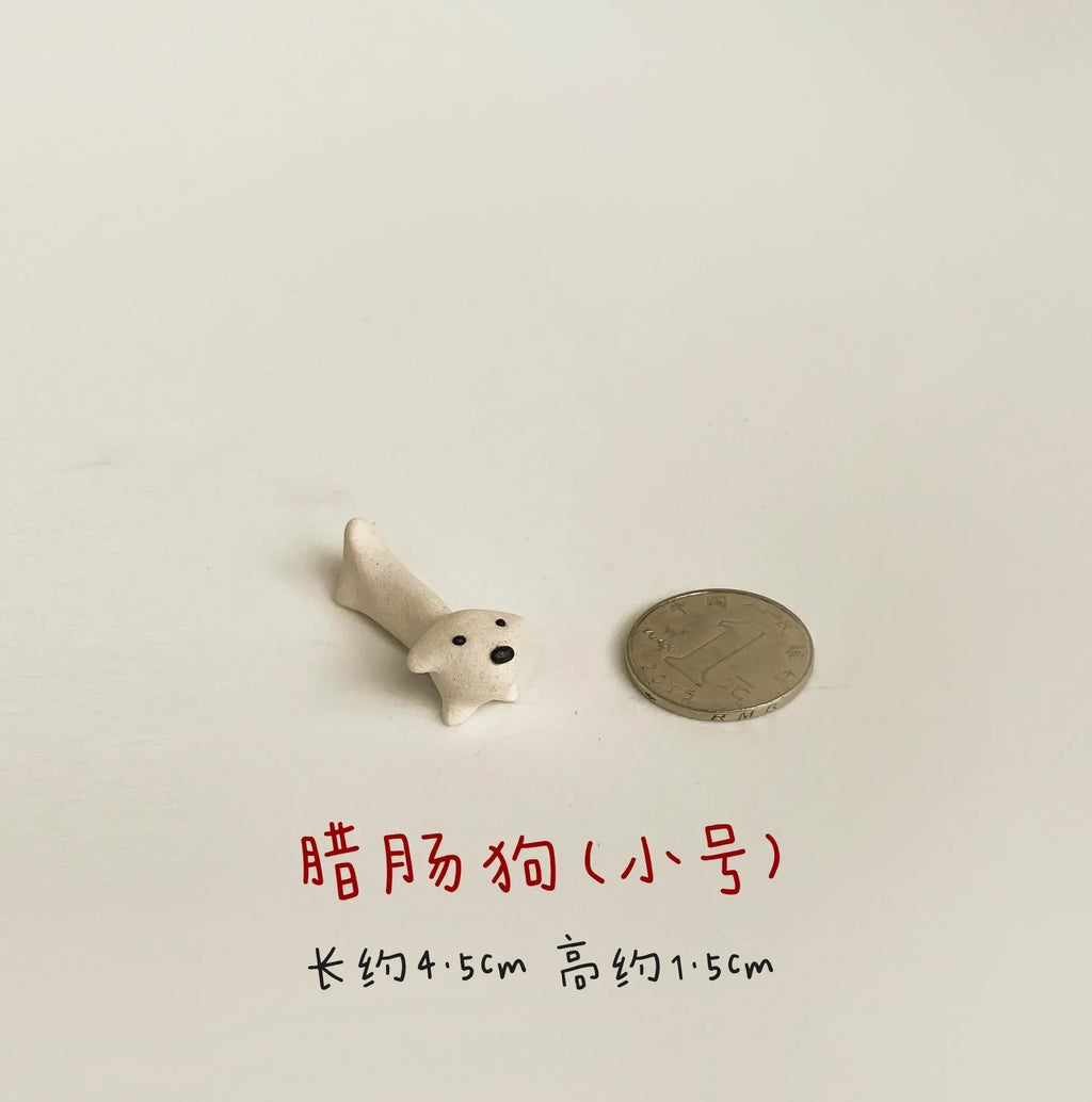 Dachshund ceramic ornament - PetCeramicArt