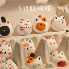 Sculpted kitten figurine | Handmade clay gift - PetCeramicArt