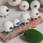 Ceramic ornaments | Cute sheep gifts - PetCeramicArt