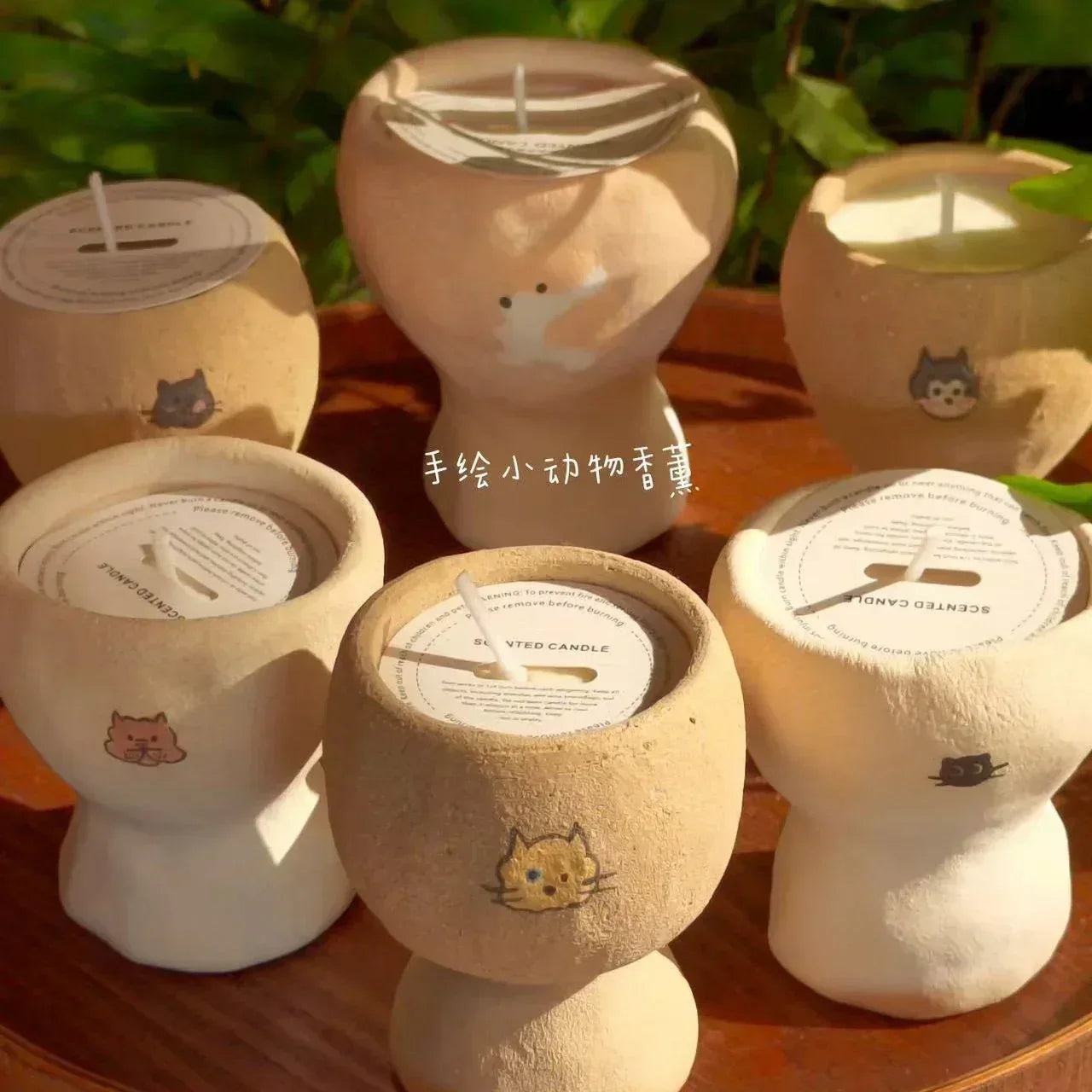 Aromatherapy candle holder | Sleep-inducing gift - PetCeramicArt