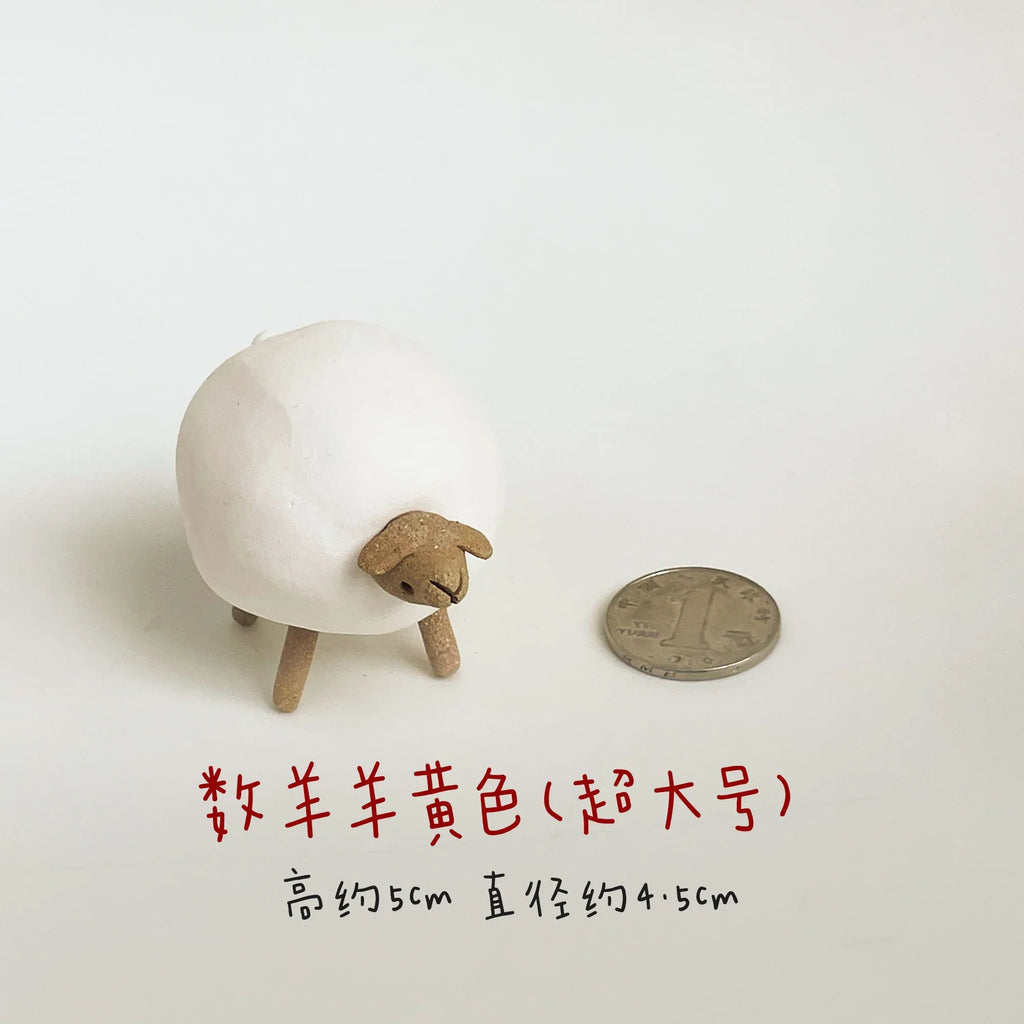 Ceramic ornaments | Cute sheep gifts - PetCeramicArt