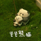 Panda ceramic ornament - PetCeramicArt
