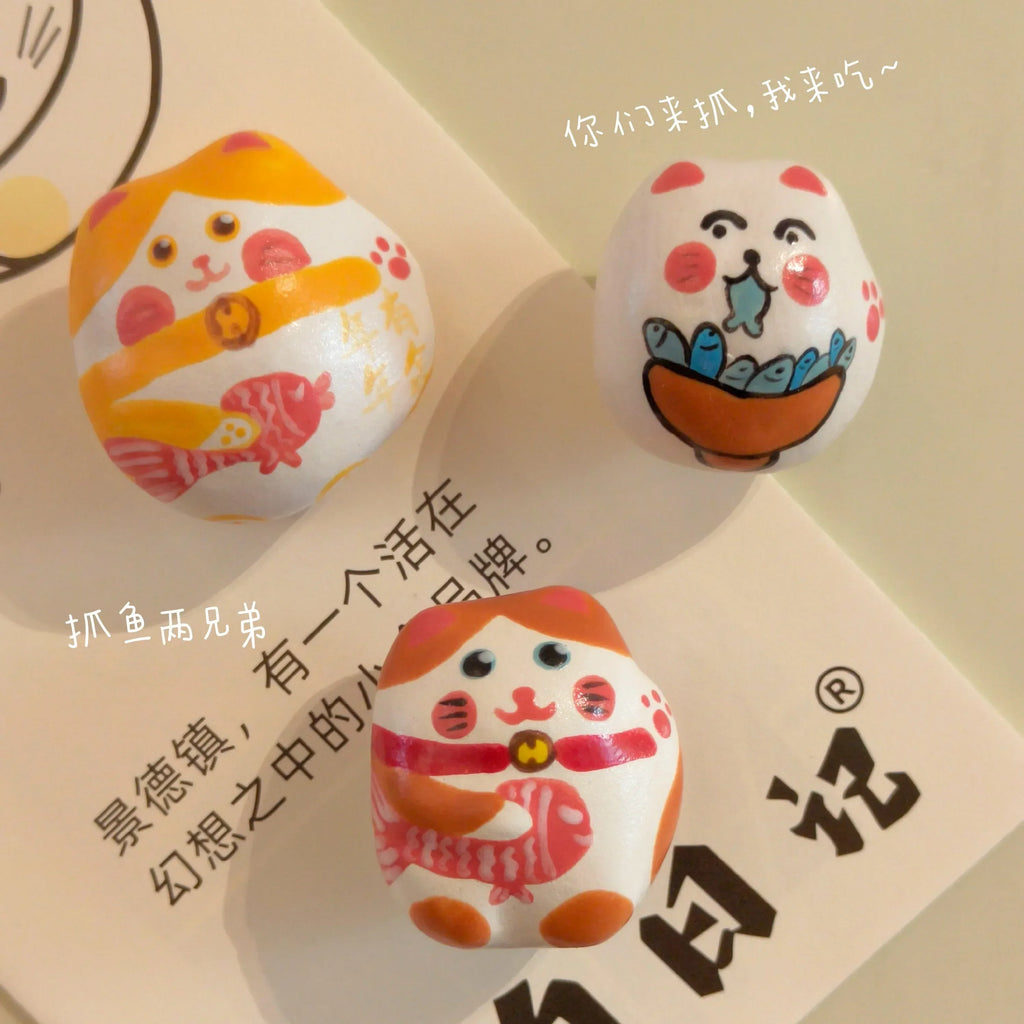 Ceramic Refrigerator Magnets | Handmade Gifts - PetCeramicArt