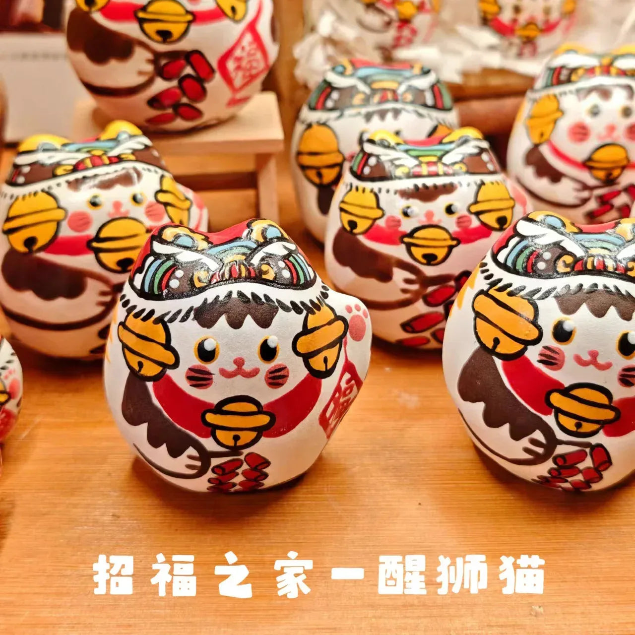 Lucky cat ceramic ornament - PetCeramicArt