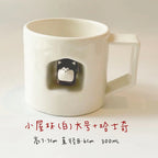 Magnetic dog-shaped coffee cup - PetCeramicArt