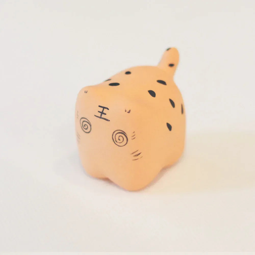 Ceramic Tiger Figurine | Cute Handmade Gift - PetCeramicArt