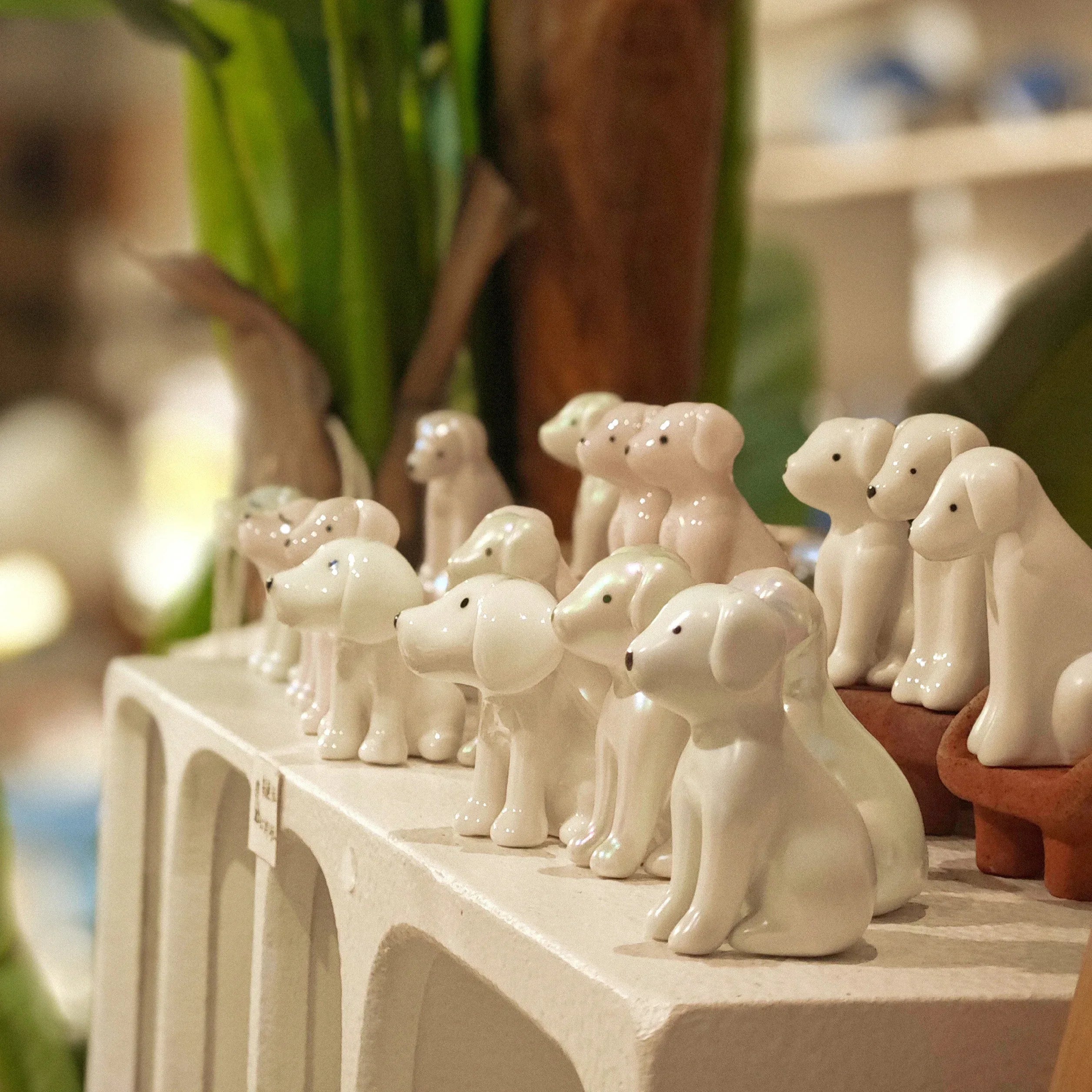 Waiting Dog | Handmade Sculpture - PetCeramicArt