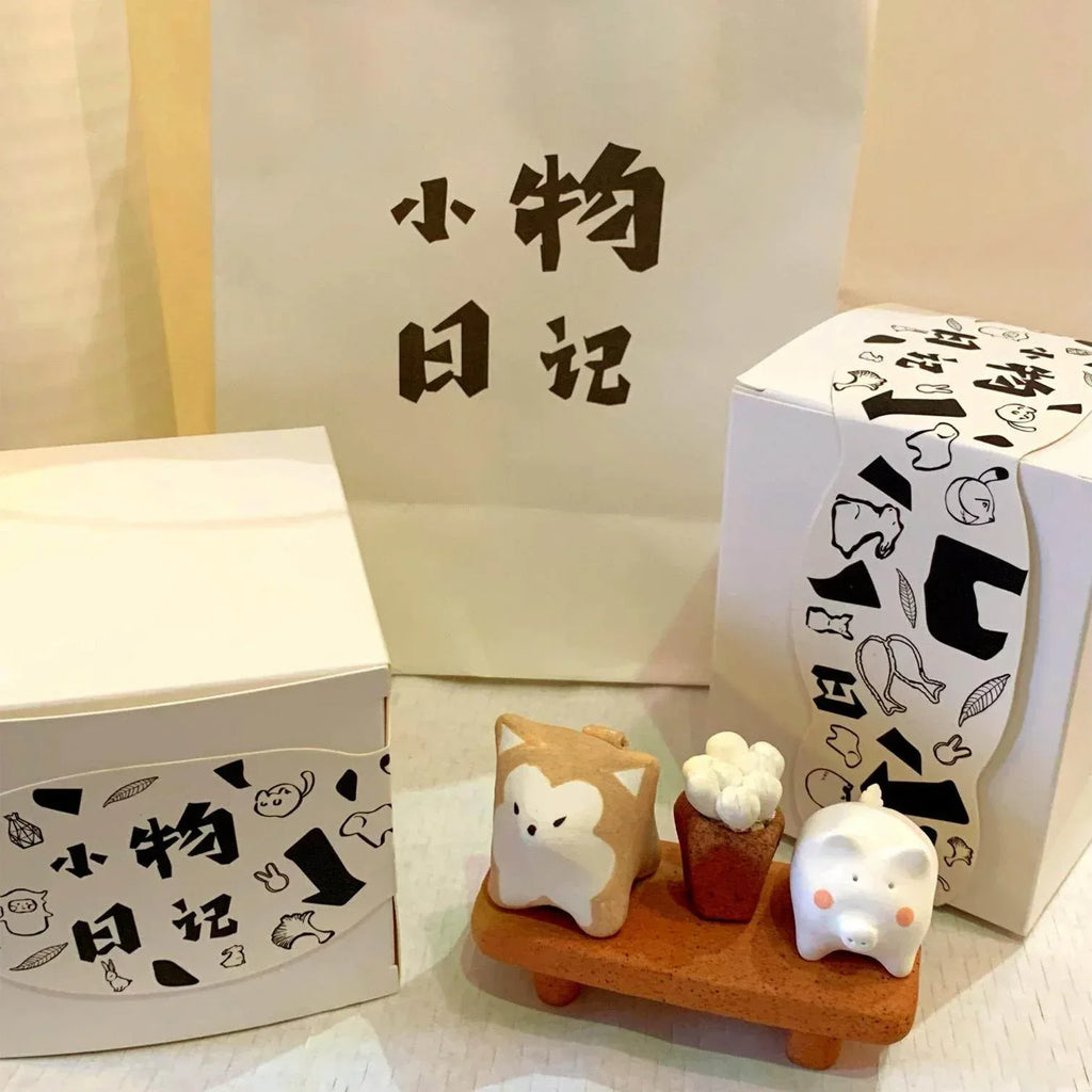 Puppy ceramic blind box figurine - PetCeramicArt