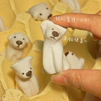 Strange dog ceramic ornament - PetCeramicArt