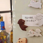 Cat refrigerator magnets | Handmade pet gifts - PetCeramicArt