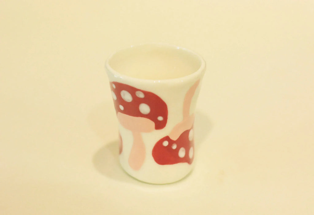 Handmade ceramic teacup | Hand-painted floral pattern. - PetCeramicArt