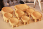 Clay sofa ornament | Miniature ceramic furniture - PetCeramicArt