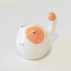 Round Cat | Glossy glazed finish - PetCeramicArt