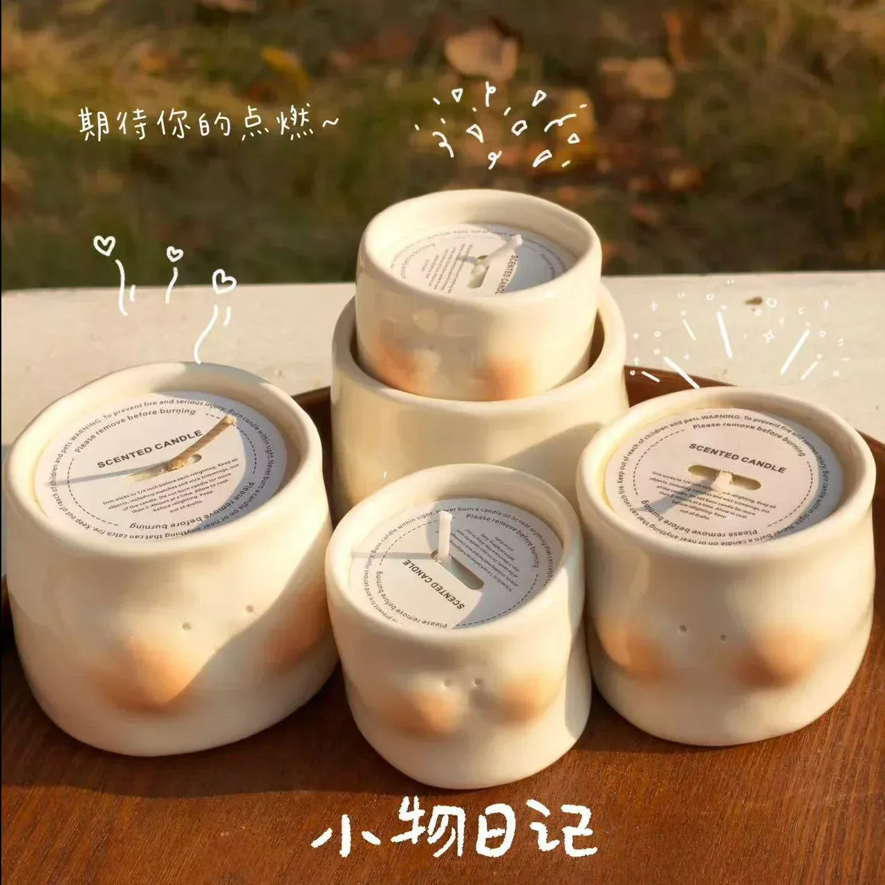 Aromatherapy candle holder | Sleep-inducing gift - PetCeramicArt