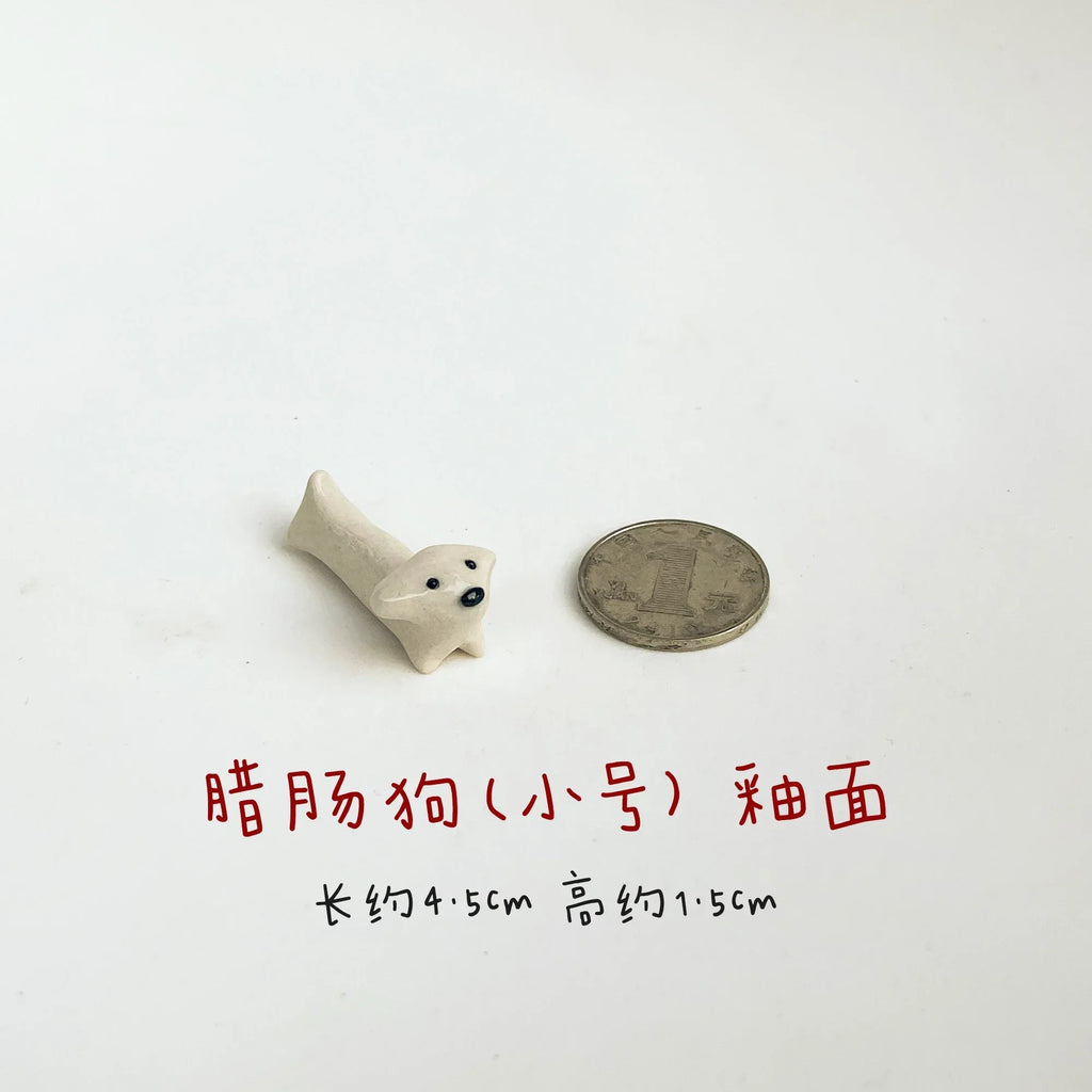 Dachshund ceramic ornament - PetCeramicArt