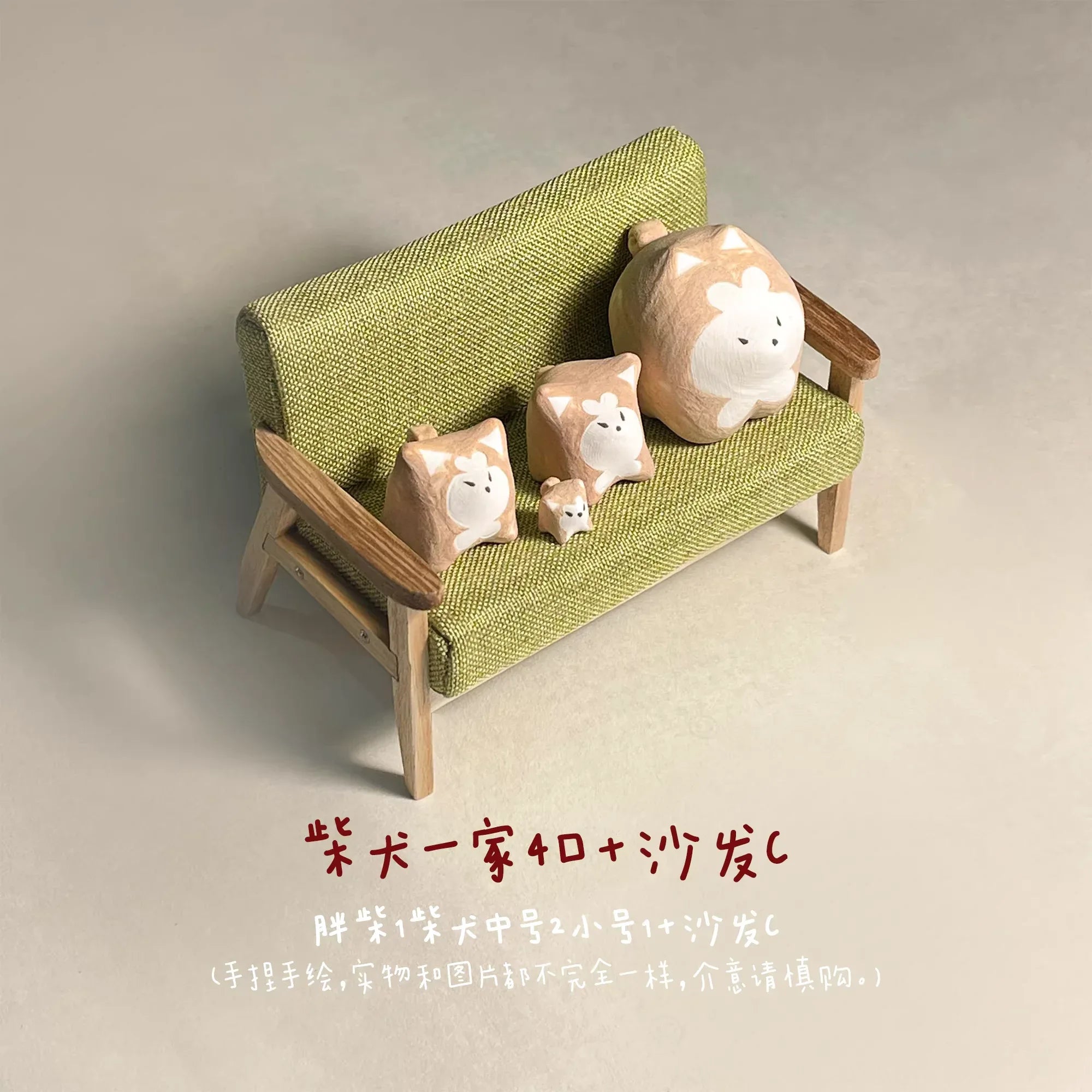 Shiba Inu ceramic ornament - PetCeramicArt