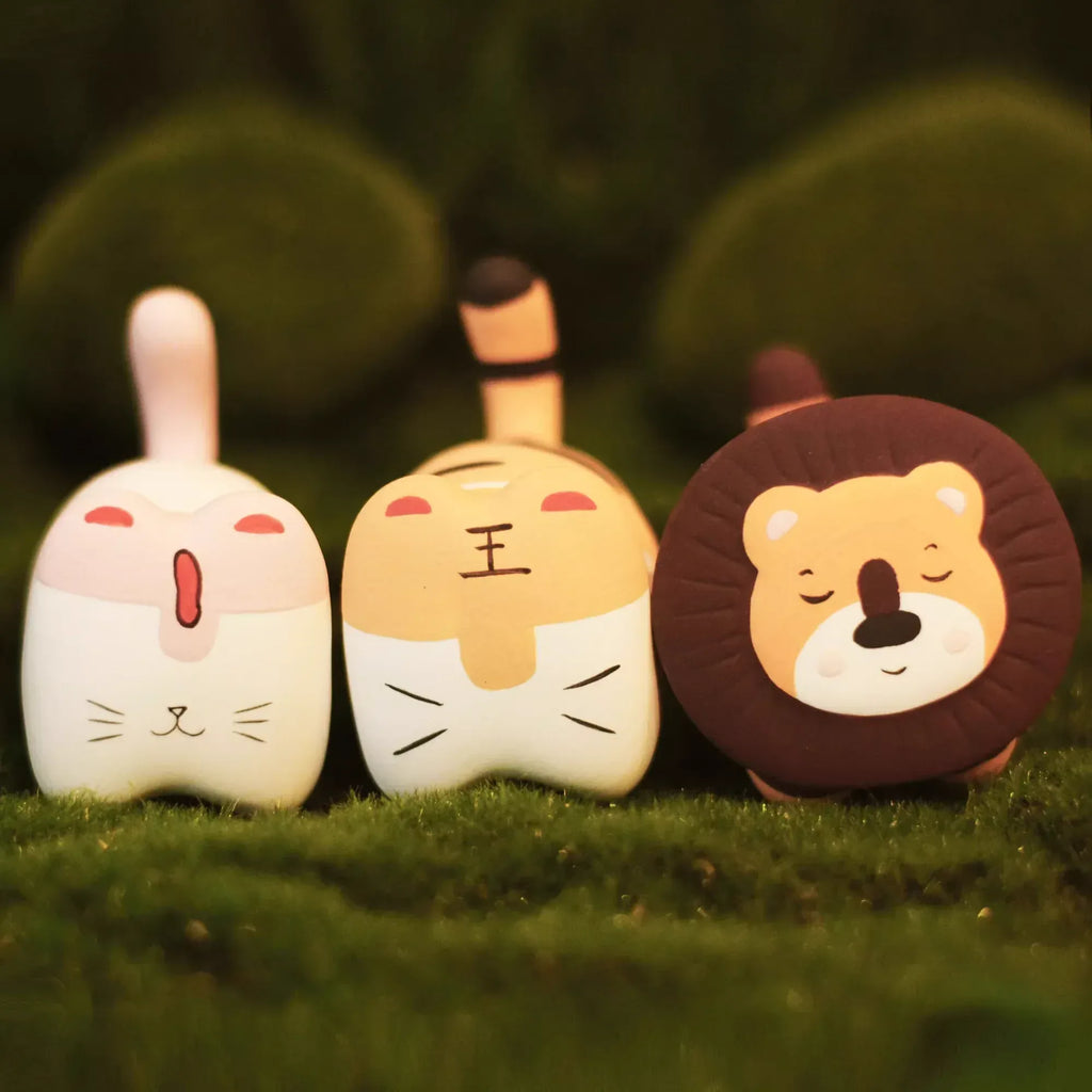 CCeramic figurines | Lions and tigers - PetCeramicArt