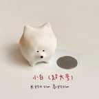 Ceramic dog figurine | Miniature handmade dog - PetCeramicArt