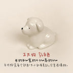 Ceramic puppy figurine - PetCeramicArt