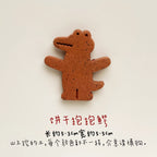 Biscuit-shaped ceramic refrigerator magnets - PetCeramicArt