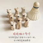 Strange dog ceramic ornament - PetCeramicArt