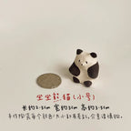 Panda ceramic ornament - PetCeramicArt