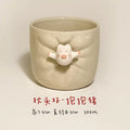 Ceramic coffee cup | Cute magnetic design - PetCeramicArt