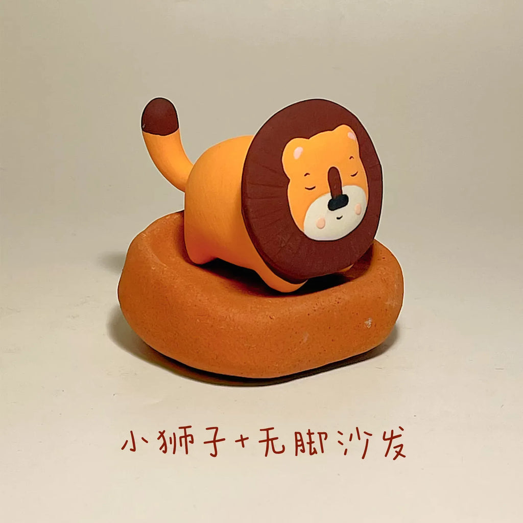 CCeramic figurines | Lions and tigers - PetCeramicArt