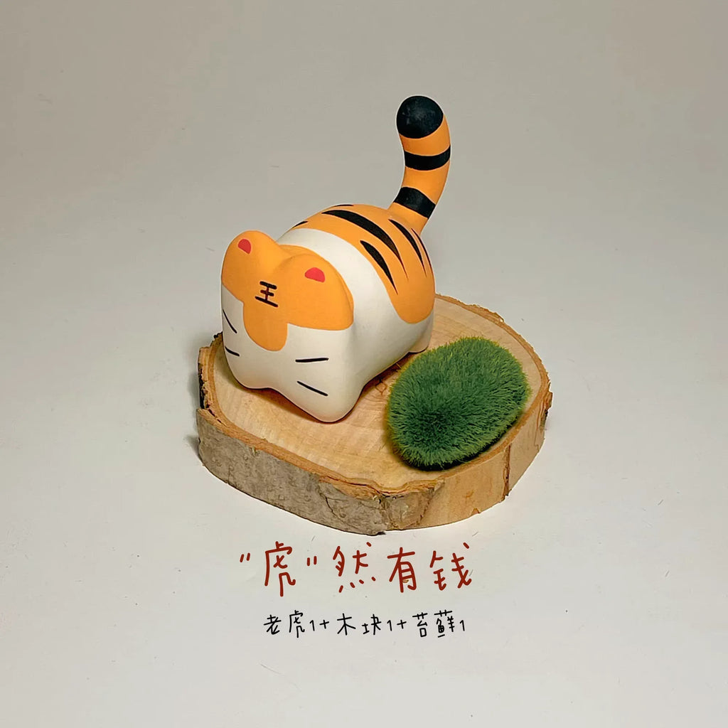 CCeramic figurines | Lions and tigers - PetCeramicArt