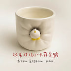 Ceramic coffee cup | Cute magnetic design - PetCeramicArt