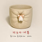 Ceramic coffee cup | Cute magnetic design - PetCeramicArt