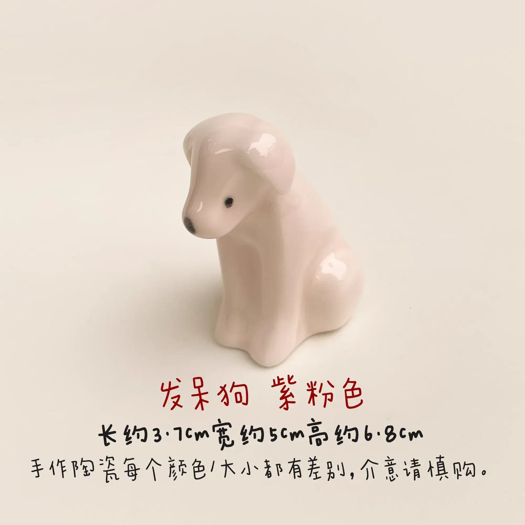 Ceramic puppy figurine - PetCeramicArt