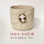 Ceramic coffee cup | Cute magnetic design - PetCeramicArt
