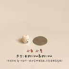 Ceramic Pomeranian and Samoyed dogs - PetCeramicArt