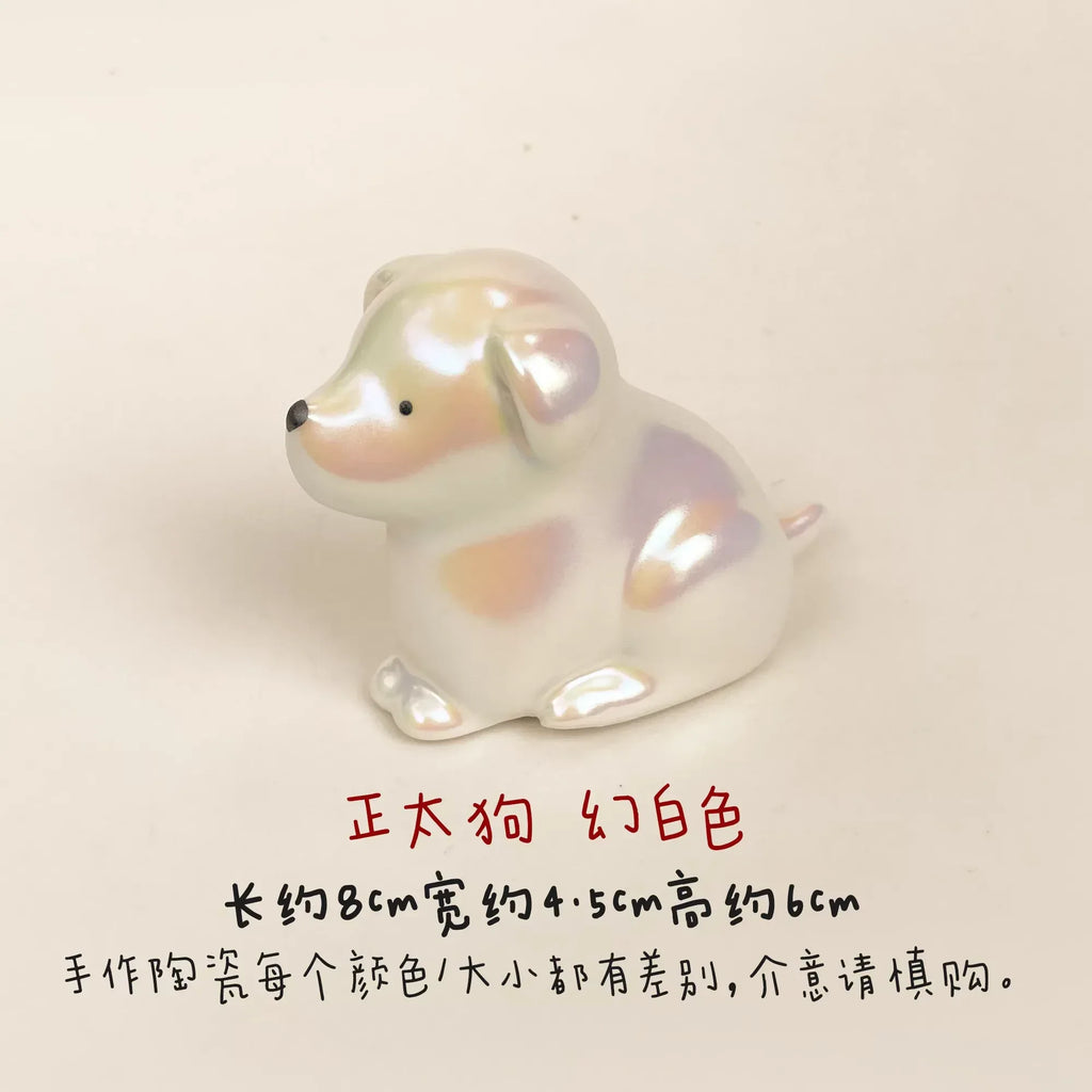 Ceramic puppy figurine - PetCeramicArt