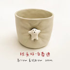 Ceramic coffee cup | Cute magnetic design - PetCeramicArt